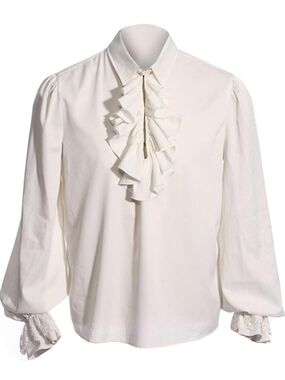 Mens Pirate Shirt Ruffle Victorian Renaissance Steampunk Vampire Poet Shirts